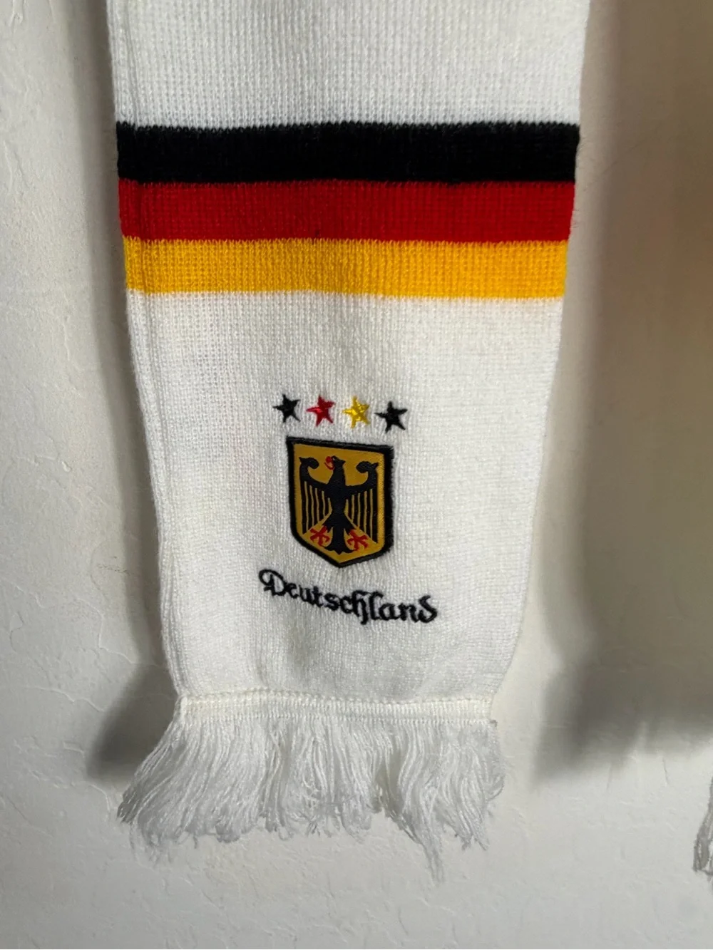 Deutschland scarf acrylic one size vintage very rare Vinatge